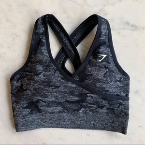 Gymshark Camo Seamless Sports Bra